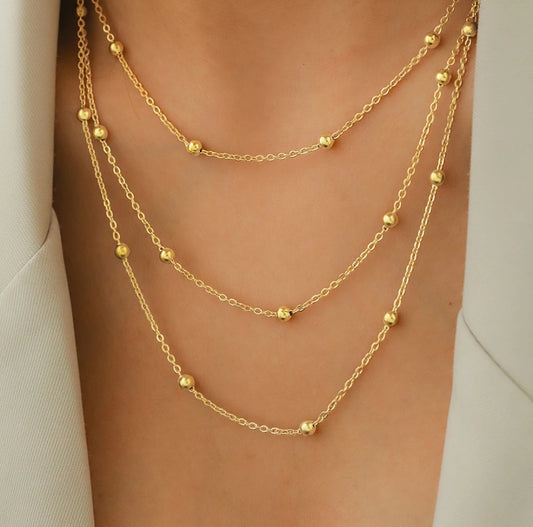 Nodes Layered Necklace