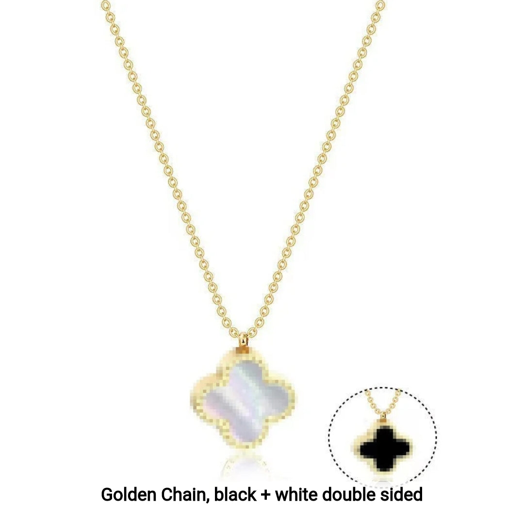 Clover Double sided Necklace