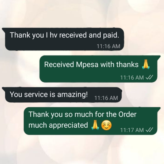 WhatsApp customer conversation