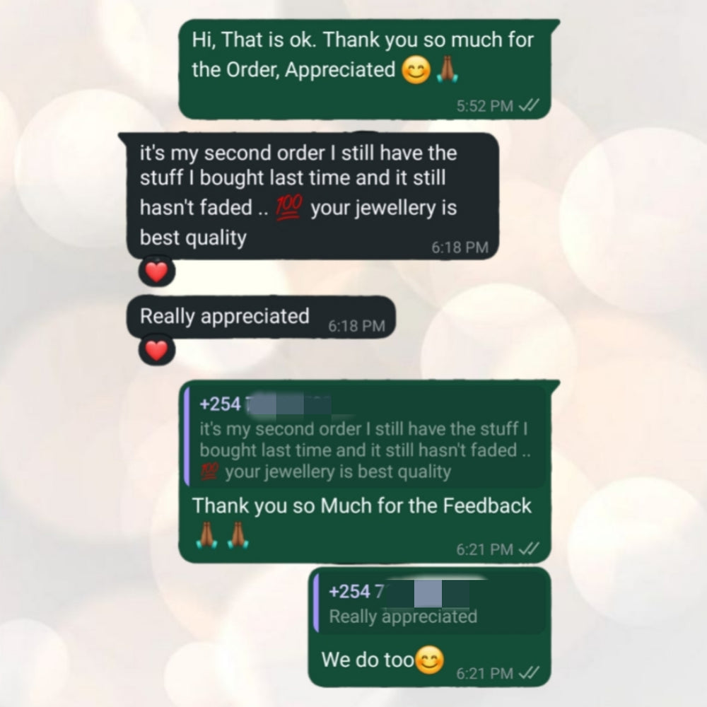 WhatsApp customer conversation