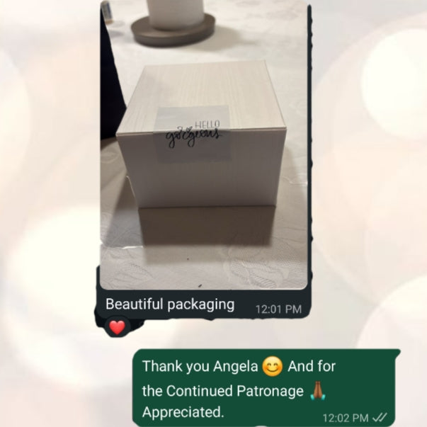 WhatsApp customer conversation