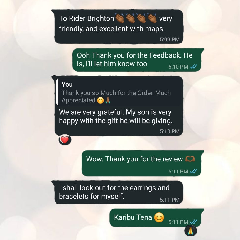 WhatsApp customer conversation