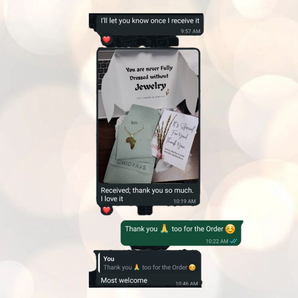 WhatsApp customer conversation