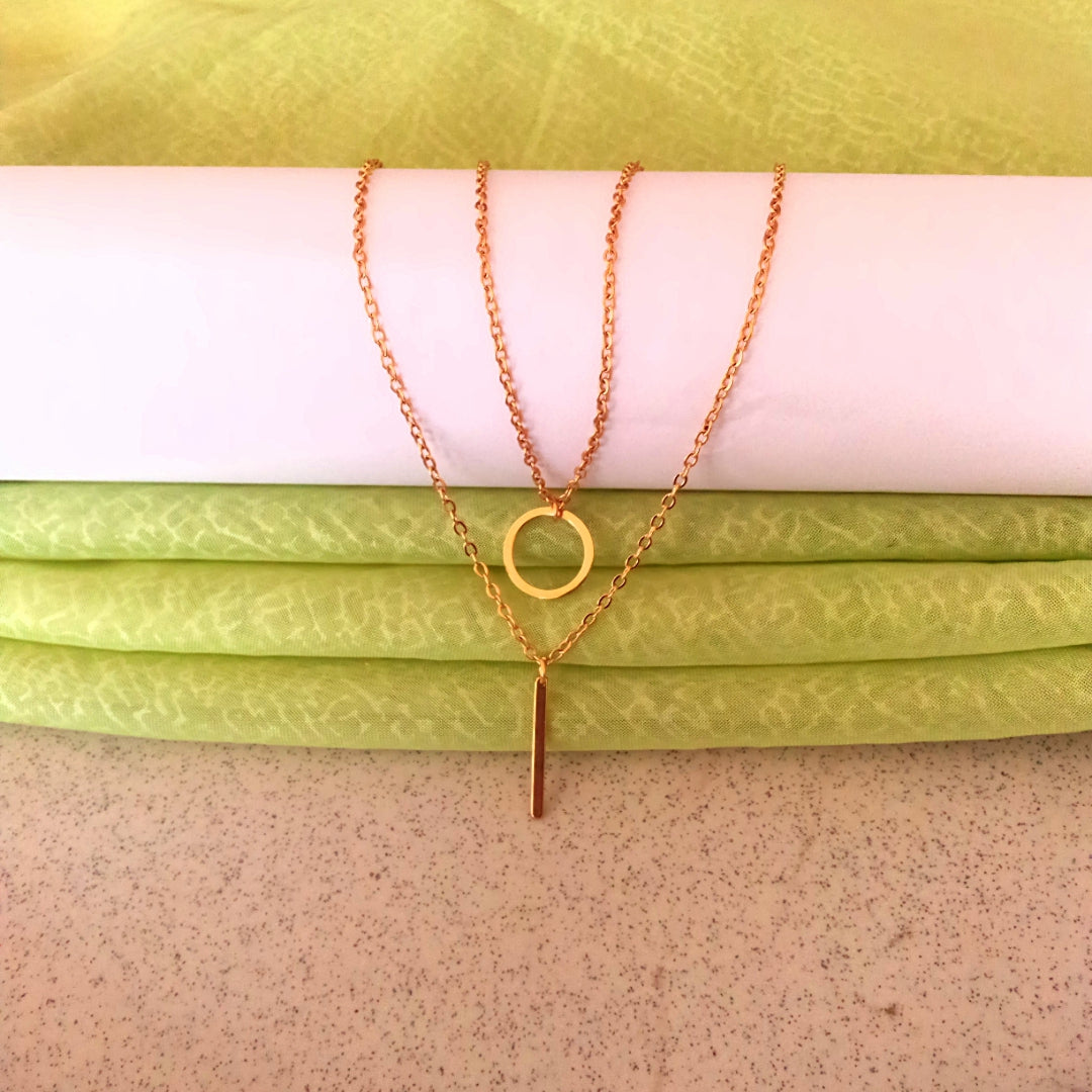 Dangle Layered Necklace