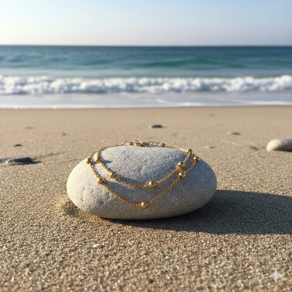 Nodes Layered Anklet
