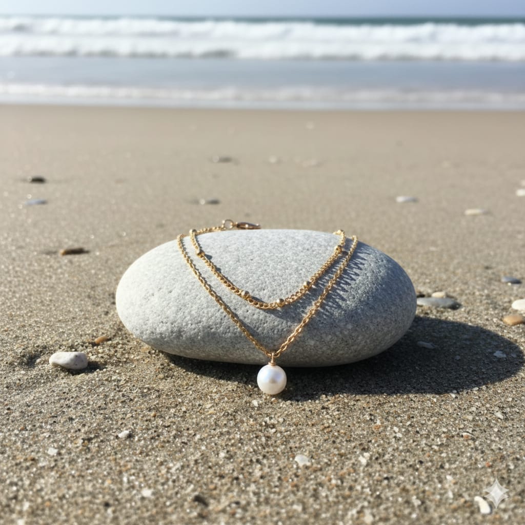 Pearl Layered Anklet