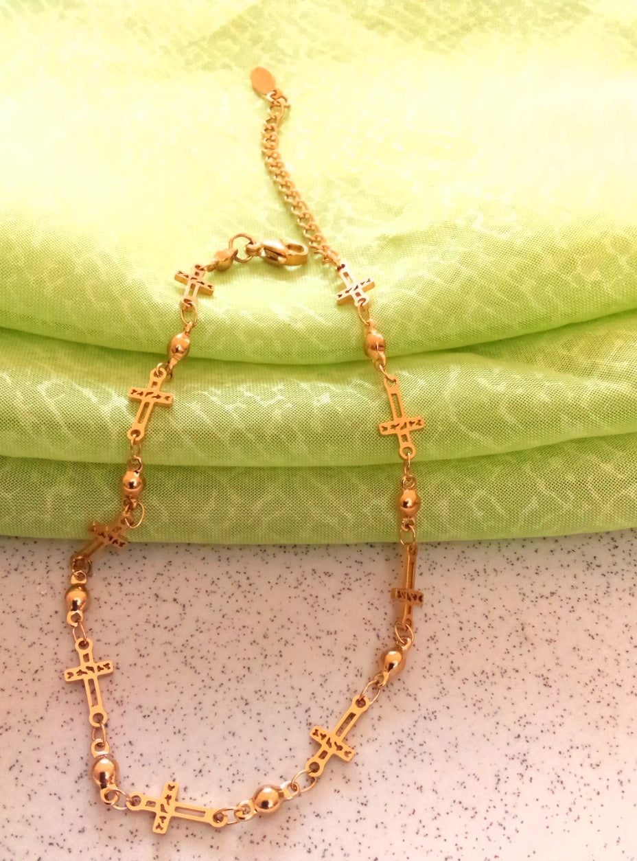 Cross Anklet