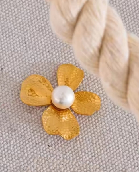 Pearl Petals Brooch
