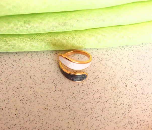 Black Opal Cocktail Ring