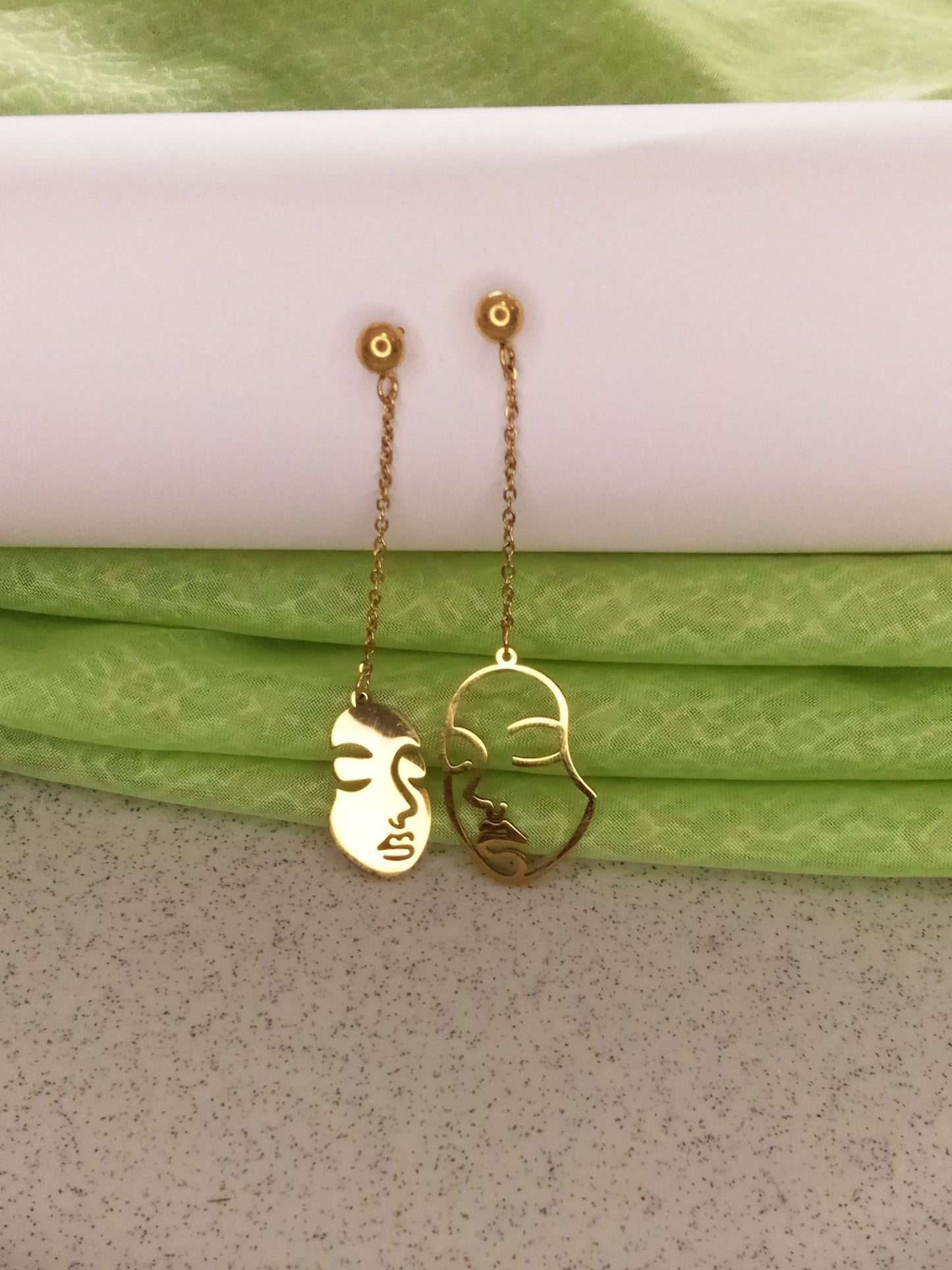 Abstract Face Earrings