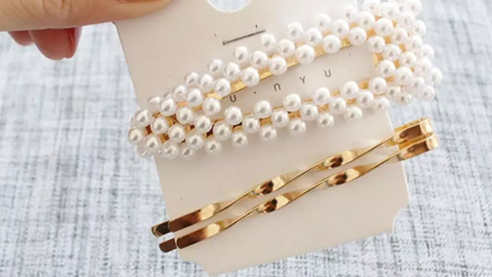 Pearl Hair Clips