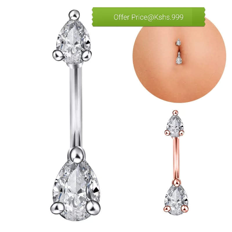 Double Bling Belly Ring