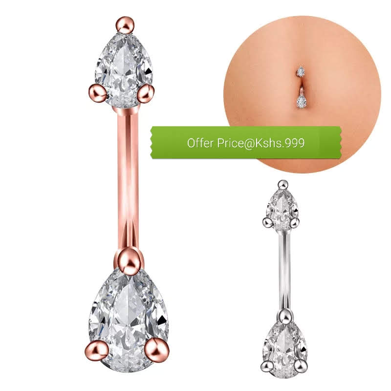 Double Bling Belly Ring