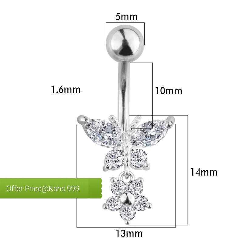 Butterfly Belly Ring