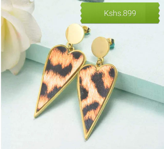 Leopard Print Earrings